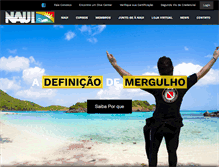 Tablet Screenshot of naui.com.br